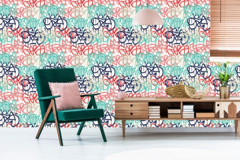 Tapeta Pastelowe Graffiti