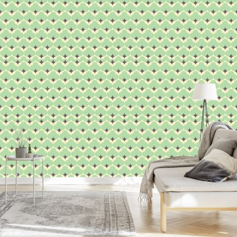 Tapeta Pastelowe Wzory Retro