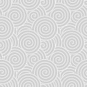 Tapeta Retro - Wirujące Szaro - Białe Spirale