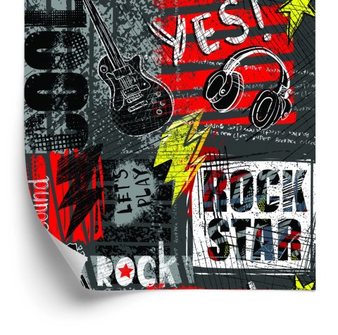 Tapeta Rock W Stylu Graffiti