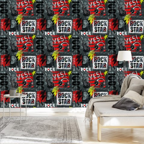 Tapeta Rock W Stylu Graffiti