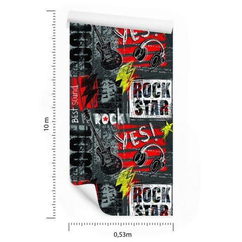 Tapeta Rock W Stylu Graffiti