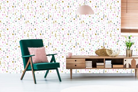 Tapeta Strzały Z Piórami W Stylu Boho