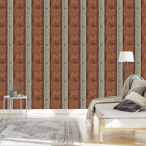 Tapeta Wzór Drewno Deski