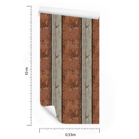 Tapeta Wzór Drewno Deski