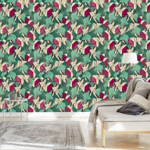 Tapeta Zielone Graffiti