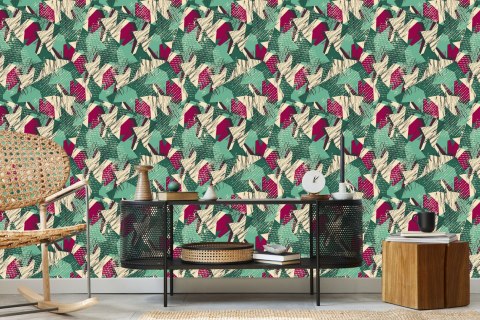 Tapeta Zielone Graffiti