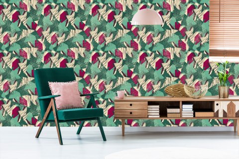 Tapeta Zielone Graffiti