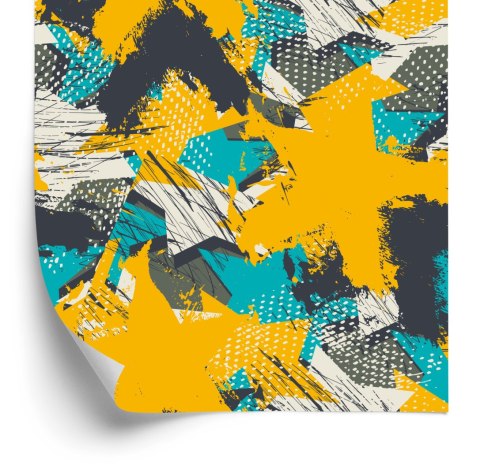 Tapeta Żółte Graffiti