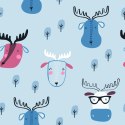Tapeta Zwierzęta Leśne Styl Skandynawski