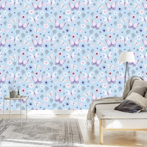 Tapeta Dla Dzieci - Delikatne Motylki