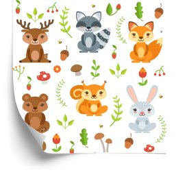 Tapeta Dla Dzieci - Leśni Przyjaciele