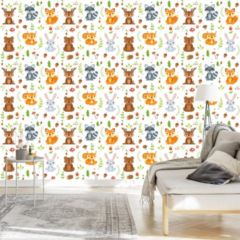Tapeta Dla Dzieci - Leśni Przyjaciele