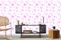 Tapeta Dla Dzieci - Różowe Motylki