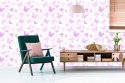 Tapeta Dla Dzieci - Różowe Motylki