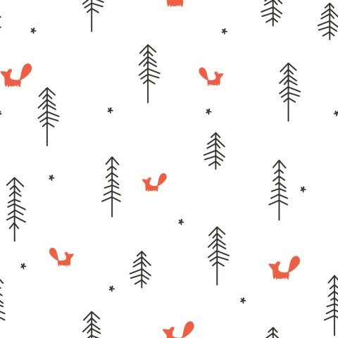 Tapeta Minimalistyczne Liski