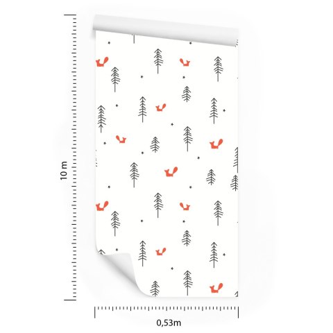 Tapeta Minimalistyczne Liski