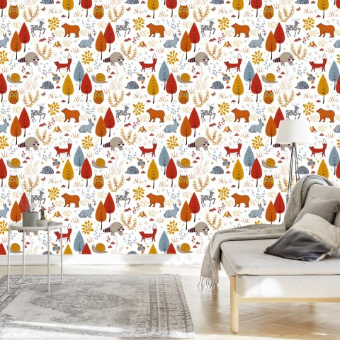 Tapeta Zwierzęta Leśne