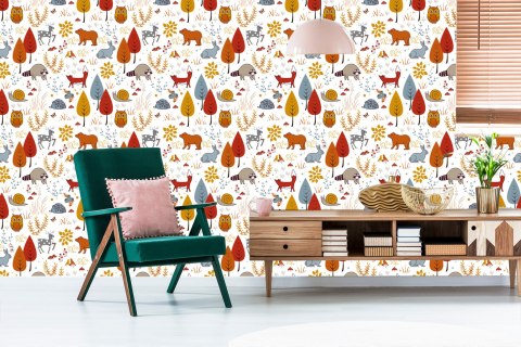 Tapeta Zwierzęta Leśne