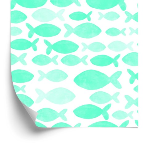 Tapeta Dla Dzieci - Rybki Akwarela