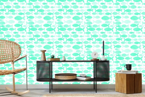 Tapeta Dla Dzieci - Rybki Akwarela