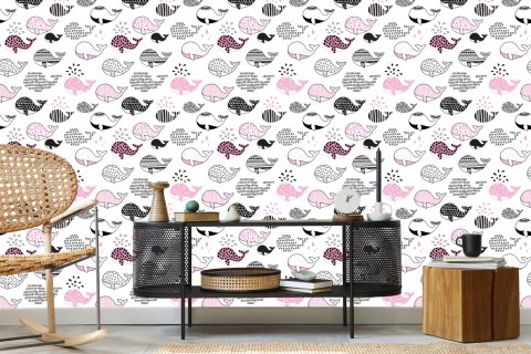 Tapeta Dla Dzieci - Wieloryby