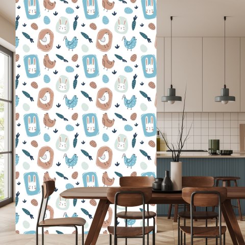 Tapeta Króliki Ptaki