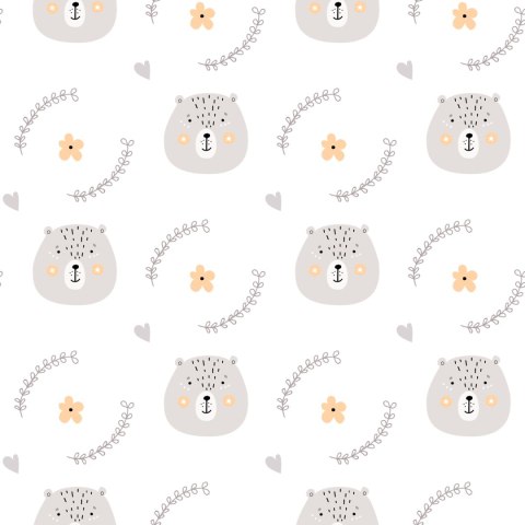 Tapeta Misie Rośliny Kwiaty