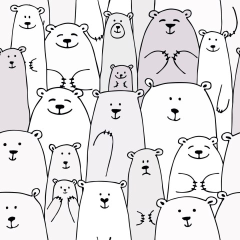 Tapeta Misie Zwierzęta