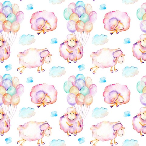 Tapeta Owce W Chmurach