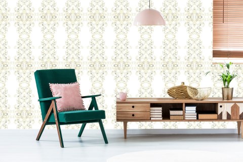 Tapeta Ornamenty W Stylu Barokowym