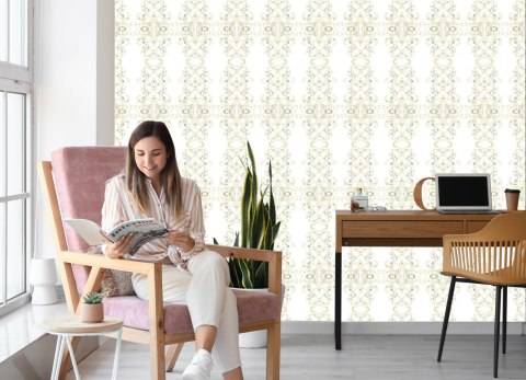 Tapeta Ornamenty W Stylu Barokowym