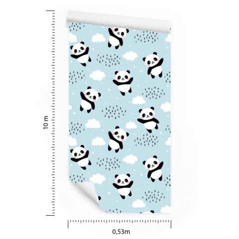 Tapeta Pandy Na Tle Nieba