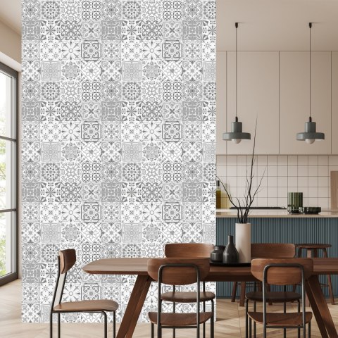 Tapeta Piękna Mozaika W Odcieniach Szarości