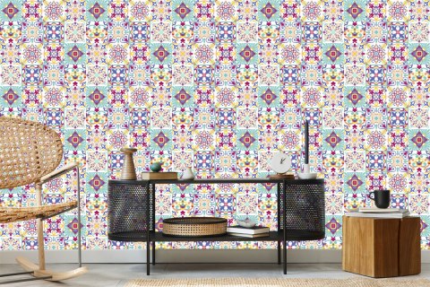 Tapeta Ścienna, Orientalna Mozaika, Do Jadalni