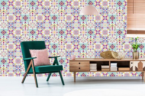 Tapeta Ścienna, Orientalna Mozaika, Do Jadalni