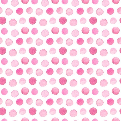 Tapeta Akwarelowe Różowe Groszki