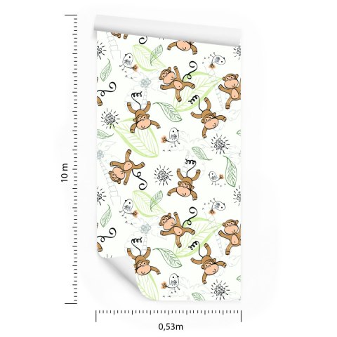 Tapeta Dla Dzieci - Małpki