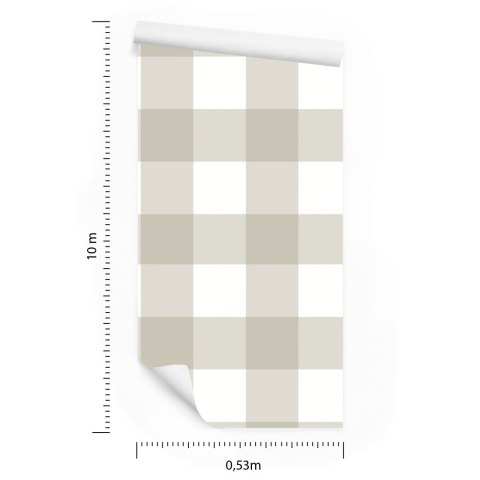 Tapeta Geometryczna, Optyczna W Kratę, Do Salonu