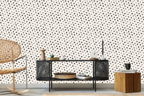 Tapeta Geometryczna - Rozrzucone Trójkąty