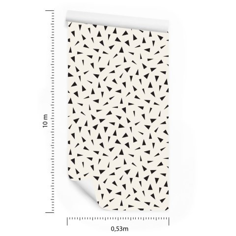 Tapeta Geometryczna - Rozrzucone Trójkąty