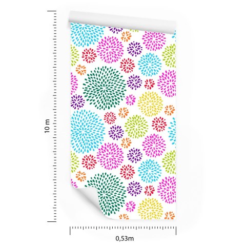 Tapeta Geometryczny Wzór Z Kółek