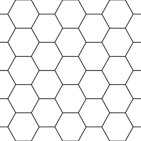 Tapeta Wzór Geometryczny - Sześciokąt