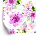 Tapeta Kwiaty Malowane Akwarelą