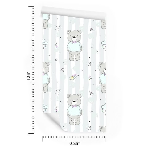 Tapeta Dla Dzieci - Zabawne Misie