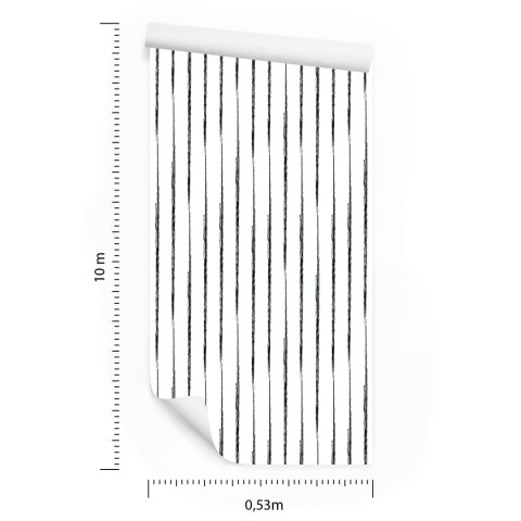 Tapeta Elegancka, Klasyczne Pasy, Do Biura, Salonu