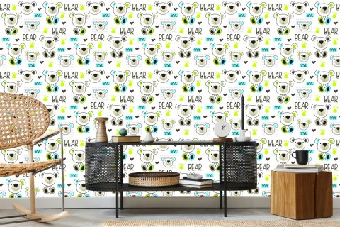 Tapeta Kolorowe Misie