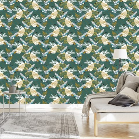 Tapeta Latające Żurawie