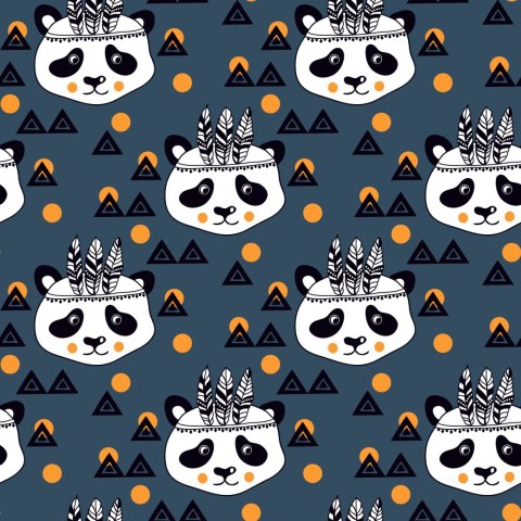 Tapeta Pandy Indianie