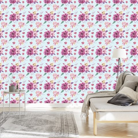 Tapeta Bukiet Kwiatów W Stylu Vintage